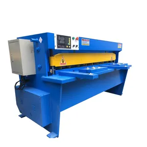 Electric Motor Driven Plate Guillotines Shearing Machine For Metal Sheet