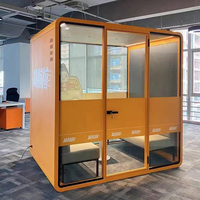 Bâtiment préfabriqué moderne personnalisé en aluminium insonorisé pour usage résidentiel extérieur, avec isolation en verre, idéal pour bureau