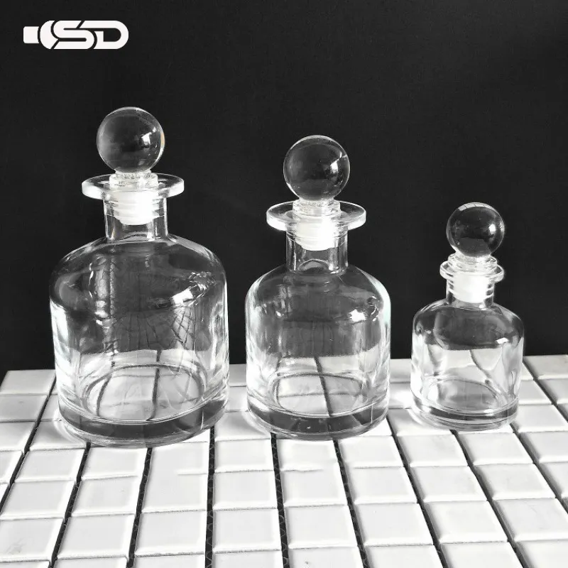 250ml 140ml 50ml香水瓶カスタムロゴドバイアラブガラス油香水瓶