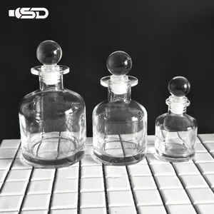 250ml 140ml 50ml Bouteilles d'huile de parfum Logo personnalisé Dubaï bouteille de parfum d'huile de verre arabe