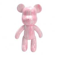 28 Cm Diy Bearbrick Action Figure Toy 18 Cm Handmade Diy Sticking Drill Bearbrick Doll