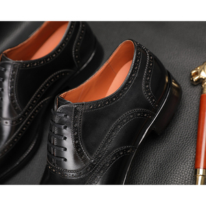Custom logo High Quality Italy Designer Dress Shoes Men Brands Luxury Genuine Leather Red Bottoms - Product Image 6