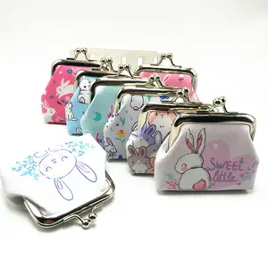 4 Inch Coin Pouch Bags Women Wallet Lock Cosmetic Bag Lady Clutch