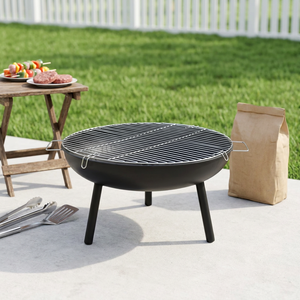 Estufa de Carbón Portátil Plegable para Calefacción Exterior, Barbacoa Interior y Tetera - Parrilla Multifuncional - Product Image 1