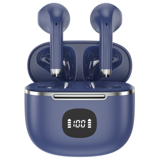 Huien True Wireless Earbuds TWS for 5.3 13mm Drivers AI Mic LED Battery Indicator IPX4 Waterproof for Clear Calls