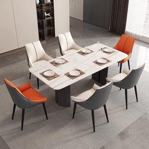 Ghế ăn phong cách châu Âu sang trọng nhẹ nhàng, có tựa lưng, thích hợp cho khách sạn, bàn làm việc, văn phòng tại nhà, bàn trang điểm, bàn chơi mạt chược, ghế ngồi thoải mái. - Product Image 4