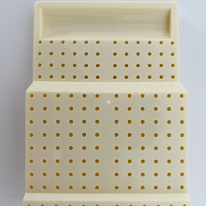 Boîte à fraises dentaires en plastique à 168 trous avec tiroir pour fraises à haute et basse vitesse, protection gingivale, utilisation pour le traitement des canaux radiculaires - Product Image 3