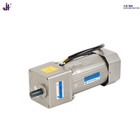 Motor Listrik Satu Fasa 200w 220v dengan Gearbox Pengurang Kecepatan 15rpm 60rpm 400RPM 6IK200GN-R Poros Kustom Daya Sesuai Pesanan