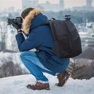 PULUZ professionnel hommes femmes photographie en plein air <span class=keywords><strong>randonnée</strong></span> voyage Portable DSLR appareil photo <span class=keywords><strong>sac</strong></span> de rangement grand appareil photo <span class=keywords><strong>sac</strong></span> à dos - Product Image 5