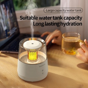 Diffuseur d'huiles essentielles à ultrasons avec lumière à 7 couleurs, design incroyable, brume fraîche, diffuseur d'arômes en forme de goutte de pluie pour la maison et le bureau - Product Image 6