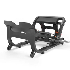 Equipo de entrenamiento de fuerza de entrenador cargado de placa plana profesional Comercial <span class=keywords><strong>Vertical</strong></span> Mejor máquina de empuje de cadera para la venta - Product Image 3