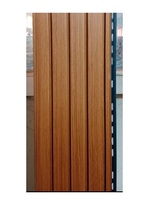 Panneaux de soffite en bois massif flexibles, épaisseur 1,5 mm, largeur 250 mm, longueur standard 3000 mm, imperméables, pour bardage extérieur et plafonds.