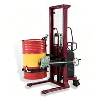Rotateur-empileur semi-électrique industriel pour fûts d'huile YL520A, élévateur motorisé, inclinaison manuelle à 180 degrés, distributeur pour usine chimique