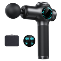 Pistolet de massage corporel portable avec moteur sans balai Tissu à percussion profonde Relax Muscle Outil de relaxation électrique portable