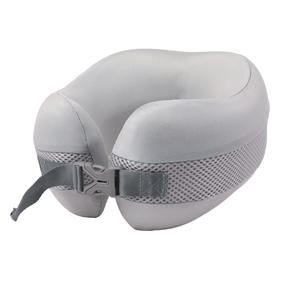 Almohada de viaje portátil con soporte para el cuello en forma de U, de espuma viscoelástica, para avión, tren de alta velocidad, oficina, para dormir, uso adulto - Product Image 1