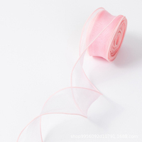 Ruban en tulle queue de poisson simple, très populaire, pour bordure de gâteau, bouquet de fleurs fraîches, matériaux DIY, accessoires pour cheveux, nœuds
