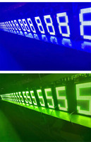 Lumière stroboscopique à 80 segments, lumière stroboscopique LED pour DJ, contrôle DMX, 200 W, RGB, lumière stroboscopique LED pleine couleur, atomique, pour DJ, discothèque, KTV, club