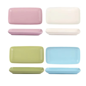 <span class=keywords><strong>Vaisselle</strong></span> hôtel restaurant avec logo personnalisé Assiette en <span class=keywords><strong>plastique</strong></span> mélamine rectangulaire pour plats froids Assiette barbecue - Product Image 1