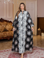 Auf Lager: Maxikleid mit Blumenmuster – Frischer und eleganter Stil, vielseitiges langes Damenkleid für alle Jahreszeiten OEM ODM