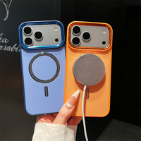 Fundas Magnéticas de Lujo con Carga Inalámbrica para iPhone 18 Pro Max 17 16 15 14 13 12 11, Carcasa Trasera Mate Antigolpes