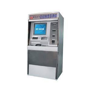 Auto servicio de compra de <span class=keywords><strong>entradas</strong></span> y recoger máquina de quiosco con dinero en efectivo y <span class=keywords><strong>el</strong></span> Banco lector de tarjeta <span class=keywords><strong>para</strong></span> <span class=keywords><strong>el</strong></span> autobús de la estación de metro aeropuerto - Product Image 1