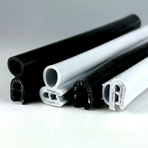 Junta de silicona de fácil instalación, tira de sellado de puerta con borde en forma de U, núcleo interno SPCC, resistencia al calor y a químicos, Japón - Product Image 1