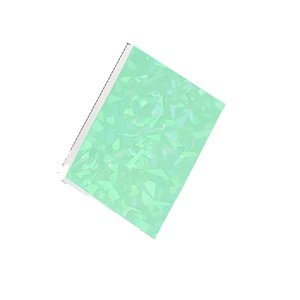 Protège-cartes holographiques en PP de luxe, résistants aux UV, personnalisés en usine, haute qualité, film transparent, couleur personnalisée - Product Image 2