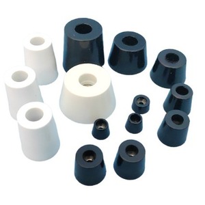 Ventes en gros de pieds en caoutchouc de silicone PVC transparents, noirs et blancs personnalisés - Product Image 6
