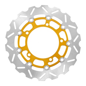 Arashi — disques de frein avant, pour SUZUKI SV650S, <span class=keywords><strong>ABS</strong></span> 2007-2009, SV650 2007-2015, SFV650, <span class=keywords><strong>GLADIUS</strong></span> <span class=keywords><strong>ABS</strong></span> 2009-2014 Aluminium - Product Image 2