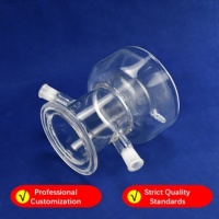 Vase de réaction en quartz fondu HaiChuan JGS2 |   SiO2 de haute pureté, résistant aux acides (à l'exception du fluorure d'hydrogène), stabilité thermique à 1100°C, sur mesure