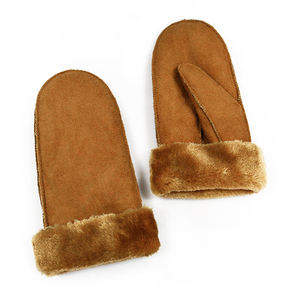 Mitaines d'hiver épaisses en suède artificiel, personnalisables, unisexes, promotionnelles, chaudes et abordables pour l'extérieur – Vente en gros - Product Image 1