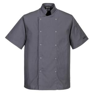 PORTWEST - C733SGRS Cumberland chefs chaqueta Gris Pizarra-EAN 5036108348572 CHEFS AND FOOD INDUSTRY WORKWEAR - Product Image 1