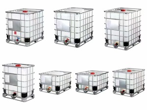 Tanque IBC de Plástico de Polietileno Usado de 1000 Litros - Product Image 3