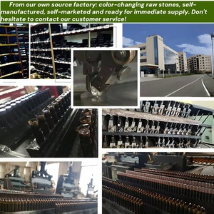 Fabrieksoutlet Islamitische gebedskralen Midden-Oosterse Sultanite Lab-gekweekte gebedskralen Kleurveranderende zonlicht losse edelstenen - Product Image 3