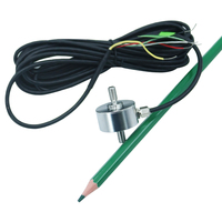 Celda de Carga de Empuje y Tracción de Acero Inoxidable de Alta Calidad Industrial FIBOS FA203 de China, Transductor de Fuerza de 50100, 200, 500, 1000, 2000N con Rosca