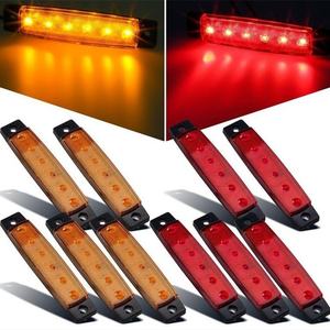 Sistemas de Iluminación Automotriz, Luz Lateral para Camión de 6 LED, Luz para Camión, Luz de Posición Lateral, Luz Lateral de 12V/24V - Product Image 5
