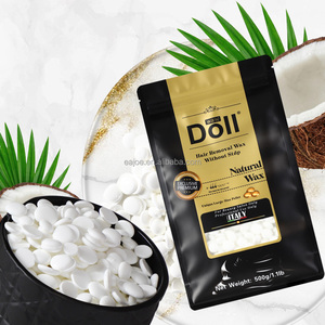 Cera Depilatoria Professionale di Alta Qualità per Saloni, 500g, Bianca, Profumo Cocco, Ipoallergenica, in Perle di Cera d'Api Dura per <span class=keywords><strong>Viso</strong></span>, Gambe e Corpo - Product Image 5