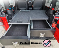 Tiroirs de rangement personnalisés pour voiture et camping avec grande capacité Boîte à outils pour lit de voiture Tiroir arrière de coffre à bagages