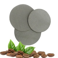 Saringan Espresso Penahan Bentuk 51mm 53.5mm 58.5mm Baja Tahan Karat 316 Saringan Filter Mesin Kopi yang Dapat Digunakan Kembali