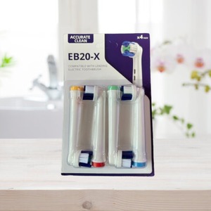 หัวแปรงสีฟันไนลอนขนาดกลางแบบเปลี่ยนได้ 8 ชิ้น ราคาโรงงาน สำหรับแปรงสีฟันไฟฟ้า ใช้ในครัวเรือนเพื่อสุขอนามัยประจำวัน - Product Image 4