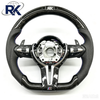 Volant en fibre de carbone M Color Mark avec palettes de changement de vitesse en carbone pour BMW F20 F30 F10 F25 F15 M2 M3 M4 M5, directement de l'usine