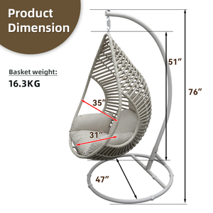 Columpios columpio para exteriores hamac <span class=keywords><strong>jardin</strong></span> silla de huevo colgante columpio de <span class=keywords><strong>jardin</strong></span> colgante balancelle dorée pour enfants - Product Image 4
