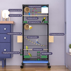 Vente chaude et vente directe d'usine à bas prix de grandes cages à oiseaux pour animaux de compagnie - Product Image 2