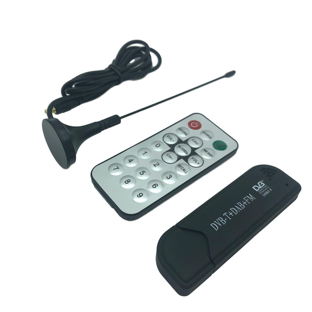 sdr Receiver RTL2832U USB DVB-T FM SDR radio band remote control