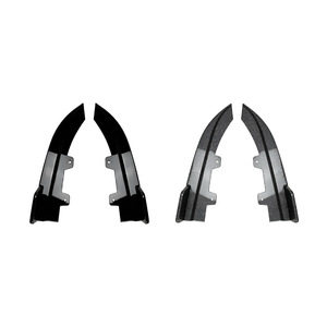 Bmw 4 Series G22 G23 M Sport 2020+ Rear Corner Bumper <b>Decals</b> Piano Black Carbon Fiber Texture Adhesive <b>Car</b> Body Kits - Product Image 2
