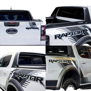 Nueva pegatina de lujo de PET de un solo uso para coche Ranger Raptor 2024-2026, decoración exterior para maletero trasero, accesorios de película deportiva personalizados - Product Image 2