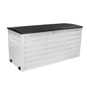 Boîte de rangement de jardin en plastique verrouillable Boîte de rangement de jardin en plastique verrouillable Boîte de rangement de patio pour outils de jouets d'enfants - Product Image 1