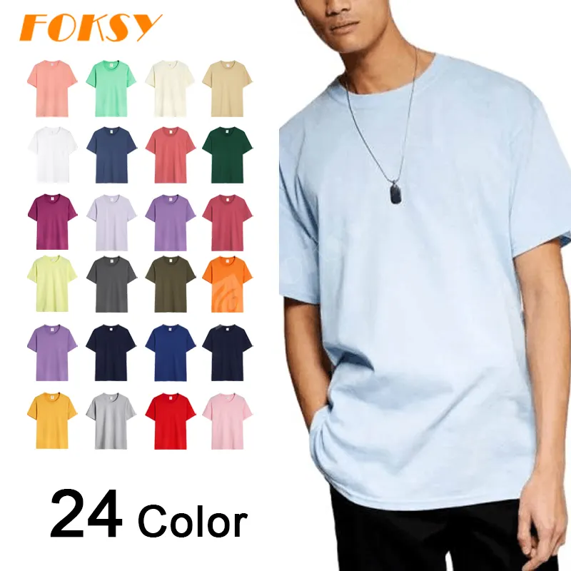 Wholesale High Quality Unisex T Shirt Oversized Blank Tshirt Custom Sublimation Graphic Print T-shirt for Men Clothing