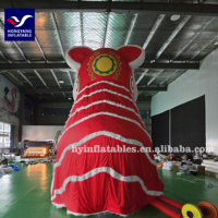 Decoración de jardín al aire libre Tigre Inflable Animal de dibujos animados Tema Modelo Globo Inflable León