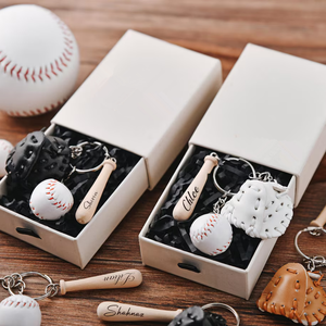 Llaveros de Béisbol Personalizados Uionen, Anillo de Llaves Deportivo Personalizado, Regalo de Recuerdo para Fanáticos del Béisbol, Padrinos de Boda, Regalos para los Mejores Amigos - Product Image 5
